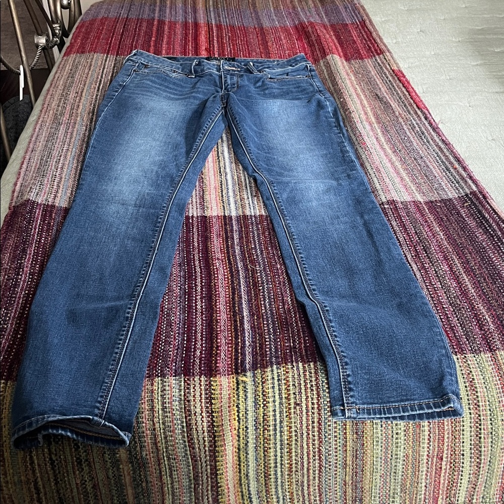Lucky Brand Skinny Jean Handcrafted Blue Jeans. Length 29.